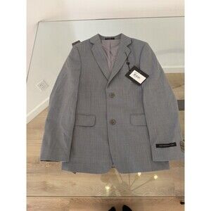 John Varvatos USA Boys 100% Wool Gray Blazer Sport Coat Jacket NWT Size 12R